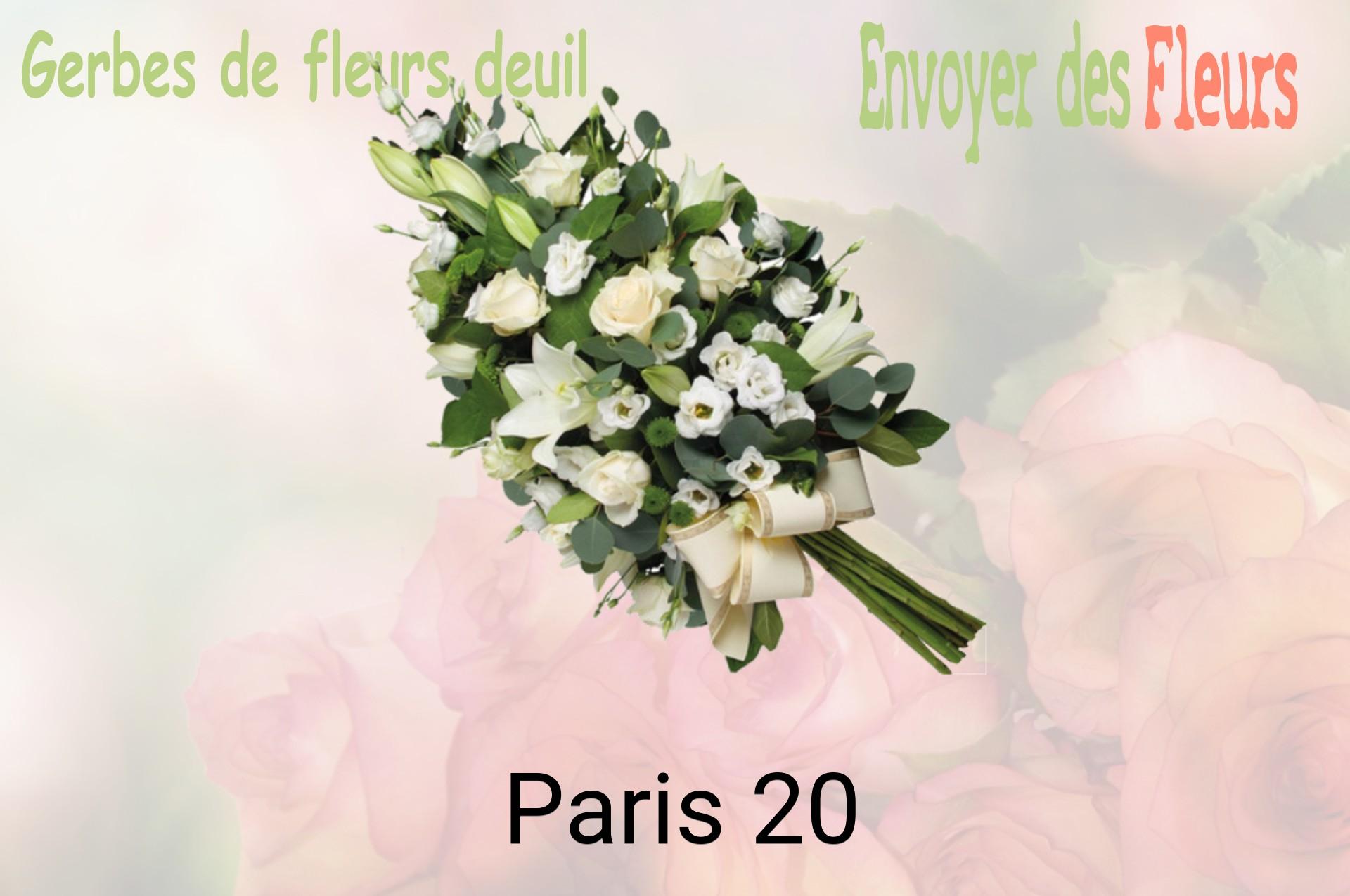 Gerbe de fleurs de deuil livrée à Paris-20
